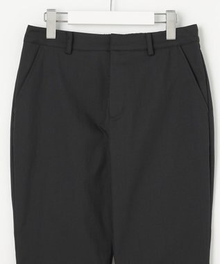 J.PRESS LADIES L 【洗える・撥水】中空タスランチノ テーパード パンツ ブラック系