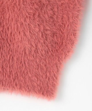 ANY SIS 【洗える】シャギー ニット ピンク