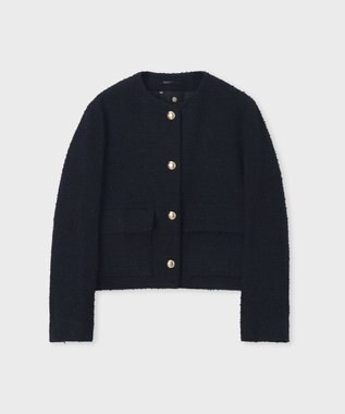 Paul Smith ツイード ノーカラー ジャケット