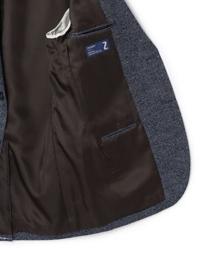 J.PRESS MEN 【ZIGNONE SOUL / ジニョーネ ソウル】 ウールシルクツイード ジャケット ダルブルー系