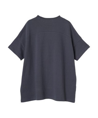 AMERICAN HOLIC ミニ裏毛ポンチョチュニック1 Charcoal Gray