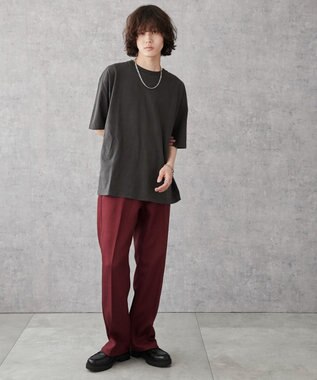 WEGO 【ユニセックス着用ITEM/綿100%/XSSMLサイズ展開】リラックスフィットコットンT グレーその他