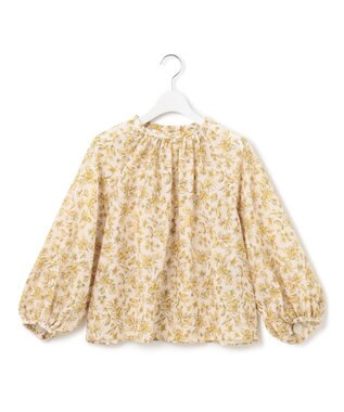 23区 S 【SLOW/一部店舗限定】ボタニカルプリント ブラウス イエロー系5