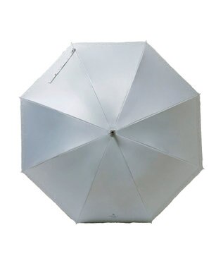 MOONBAT 【一級遮光/晴雨兼用】LANVIN en Bleu (ランバン オン ブルー) 長傘 日傘 ラメ刺繍 ピコレース ライトグレー