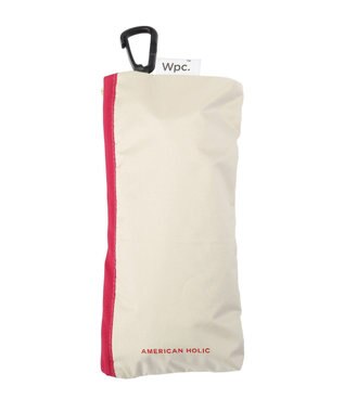 AMERICAN HOLIC 【AH×Wpc.】ポーチ付き折りたたみ傘 Beige