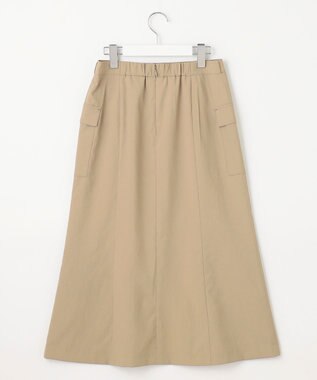 J.PRESS LADIES S 【洗える・イージーケア】ソフトタイプライター マーメイド スカート ベージュ系