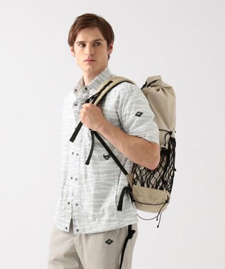 JOSEPH ABBOUD MOUNTAIN エンボスサファリカモ 半袖シャツ グレー系5