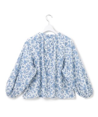 23区 S 【SLOW/一部店舗限定】ボタニカルプリント ブラウス ブルー系5