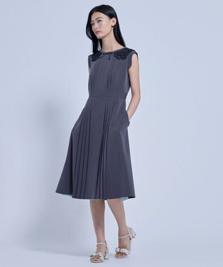 TOCCA 【00サイズあり】SONGBIRD LACE ドレス グレー系