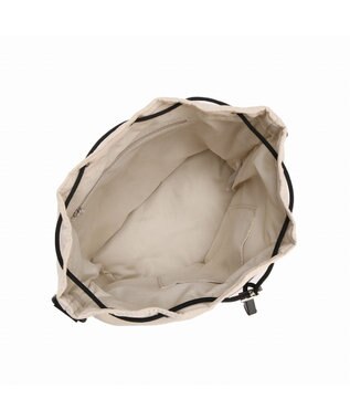 ACE BAGS & LUGGAGE JEWELNA by Jewelna Rose ナイロン巾着バッグ 16201 軽量 2WAY ハンドバッグ ショルダーバッグ アイボリー