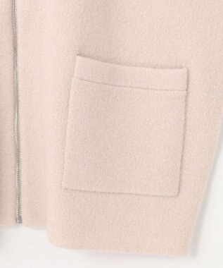 J.PRESS LADIES 【洗える】BOUCLE BLOUSON ニット アウター アイボリー系