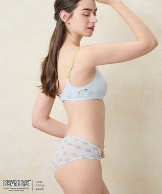 une nana cool 【ノンワイヤーブラ】364 シンプル MADE WITH PEANUTS GY