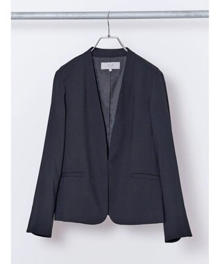 Green Parks ｅｆ－ｄｅ　ストレッチツイルカラーレスジャケット Black