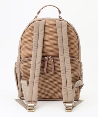 LA BAGAGERIE 【MONICA】13ポケットナイロンリュック グレージュ