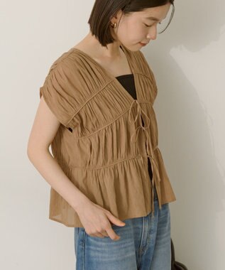 AMERICAN HOLIC 【前後2WAY】フロントリボンブラウス