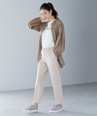 ANY L アソートロゴ長袖Ｔシャツ オフ（前1列ロゴ）