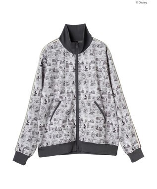 AMERICAN HOLIC Disney/総柄トラックジャケット Charcoal Gray