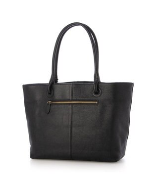 UNBILLION アトランタ ATLANTA / 牛革ハトメあおりトートL ブラック