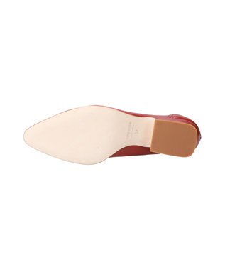 INTER-CHAUSSURES 【DUCCIO DEL DUCA】ポインテッドトウモカパンプス レッドブラウン