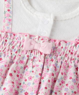 MIKI HOUSE HOT BISCUITS カバーオール＆ソックスギフトセット【BOX付き】 ピンク