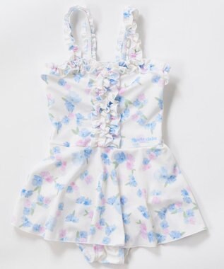 OP／FILA 【marie claire ENFANTS】花柄Aラインワンピース水着
