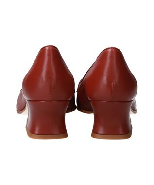 INTER-CHAUSSURES 【DUCCIO DEL DUCA】ポインテッドトウモカパンプス レッドブラウン