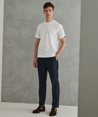 GOTAIRIKU セットアップ仕様【猛暑対応の7機能】カラミ セットアップパンツ_グレンチェック(26年モデル) ネイビー×グレンチェック柄