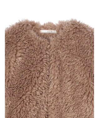 Green Parks ・ＥＬＥＮＣＡＲＥ　ＤＵＥ　シープファーノーカラーコート Beige