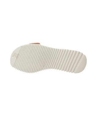 INTER-CHAUSSURES 【Wikers】ソフトスクエアトウ厚底サンダル ライトベージュコンビ