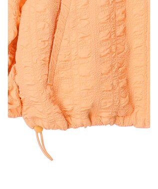 earth music&ecology シャーリングタックスリーブブルゾン Pink Orange