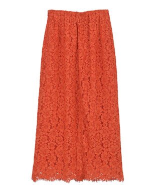 YECCA VECCA レースナロースカート Orange