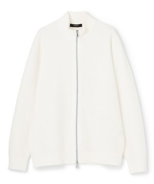 JOSEPH HOMME 【イージーケア】 ヴィスコースリンクス　ジップアップカーディガン ホワイト系