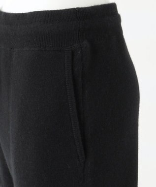 23区 【R(アール)】ウールカシミヤ ニットパンツ ブラック系
