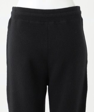 23区 【R(アール)】ウールカシミヤ ニットパンツ ブラック系
