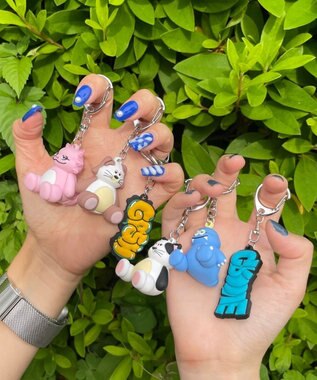 WEGO 立体モチーフーキーホルダー 柄1