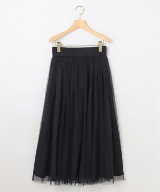 組曲 S ギャザーチュール ドラマティック スカート ブラック系