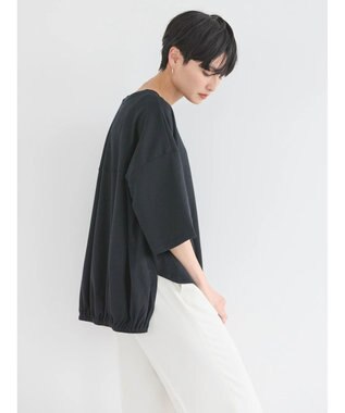 AMERICAN HOLIC バックギャザーロゴカットプルオーバー Black