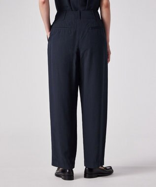 Paul Smith レーヨンドレープ カーヴィタックパンツ ネイビー