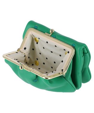 tsumori chisato CARRY ぷちネコ 2つ折り財布 がま口 グリーン