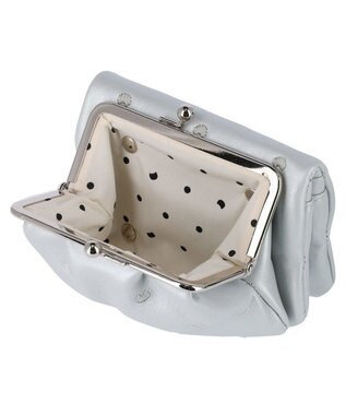 tsumori chisato CARRY ぷちネコ 2つ折り財布 がま口 シルバー