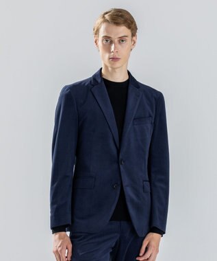 JOSEPH HOMME 新素材【ストレッチ】トリコードストレッチ　ジャケット ネイビー系
