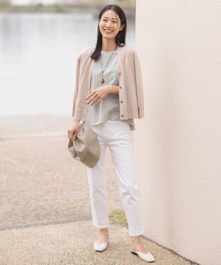 J.PRESS LADIES 【洗える・畳める】 LIBERTY リネン ハット ベージュ系