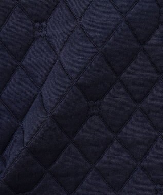 組曲 KIDS 【110-140㎝】フラワーキルトレイヤード トップス ネイビー系