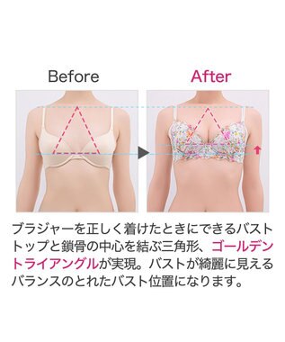 BRADELIS New York 【BRADELIS New York / 育乳補整ブラ・STEP1 集める】ウェンディソフトステップ1ブラ25S1 補正下着 補正 ブラジャー ホワイト