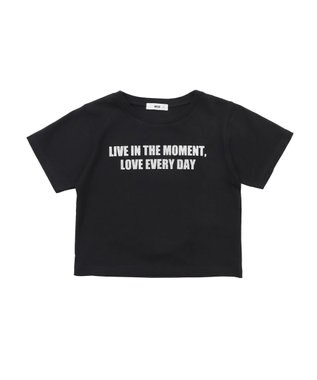 WEGO ロゴラメちびT ブラック