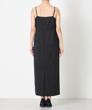 NAVE 【Nave・セットアップ可】ウールポリエステルツイルキャミドレス ブラック系