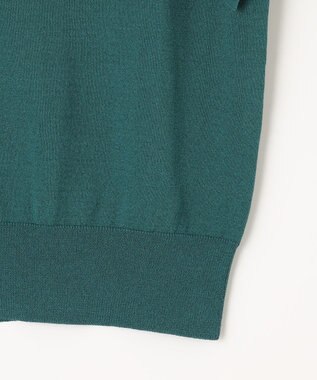 ANY SIS 【接触冷感】レイヤードスリーブ ニット グリーン