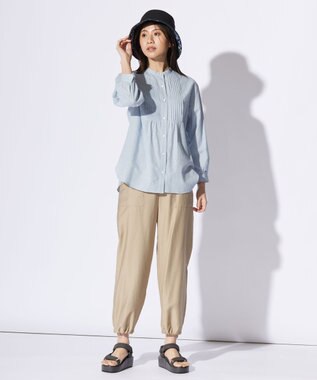 J.PRESS LADIES L 【洗える】Visリネンドビー ベイカー パンツ ベージュ系