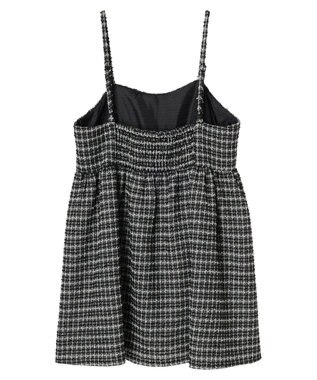 earth music&ecology ツイードキャミチュニック Black