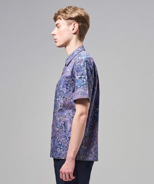 JOSEPH HOMME 【新柄】エスニカルプリント　半袖レギュラーカラーシャツ ライラック系5